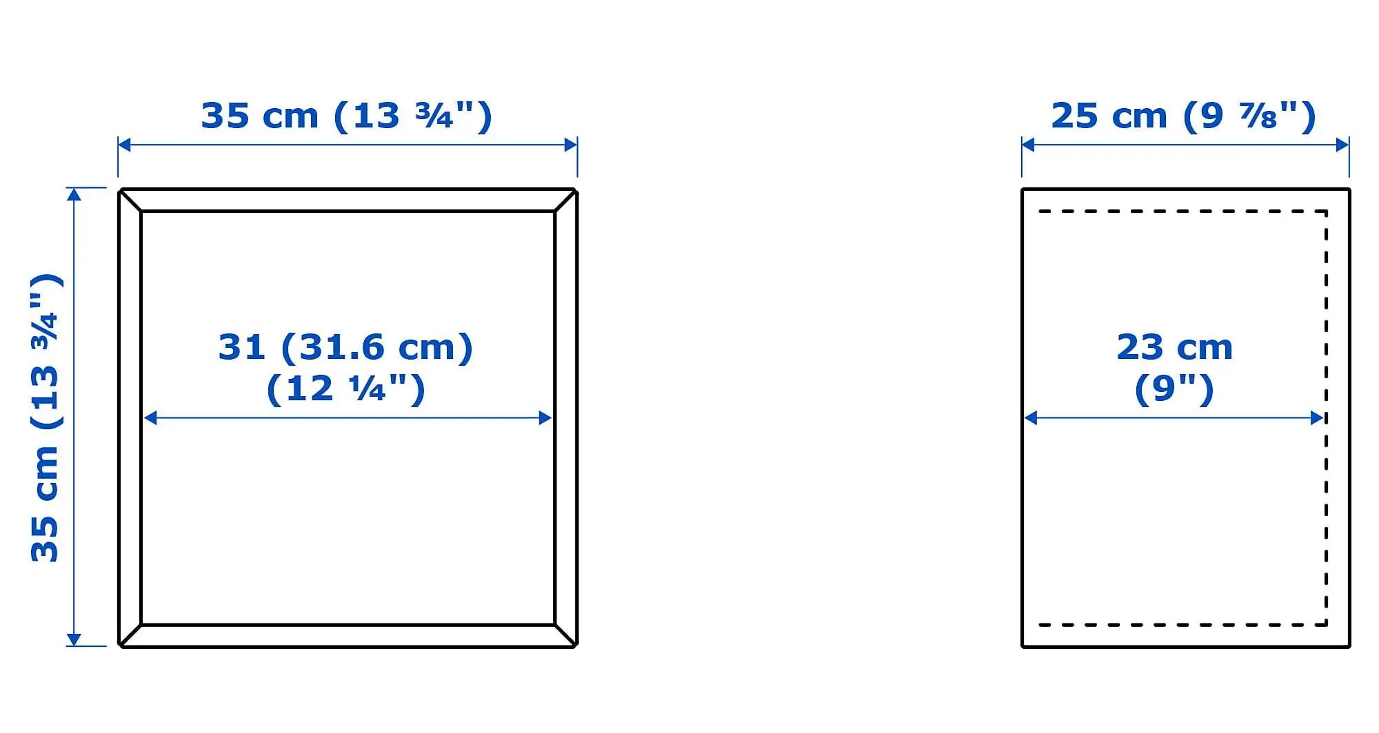 Combinatie de rafturi suspendate Ikea Eket 80x35x210 (Aspect Nuc/Alb)