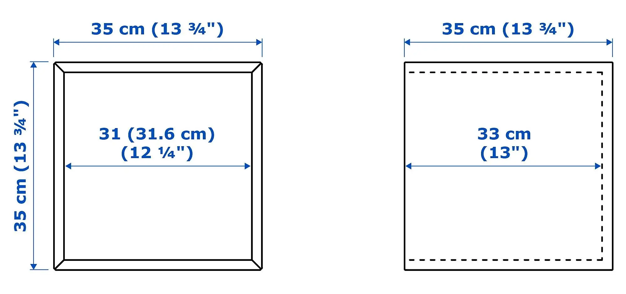 Combinatie de rafturi suspendate Ikea Eket 80x35x210 (Aspect Nuc/Alb/Gri-Verde) - 7