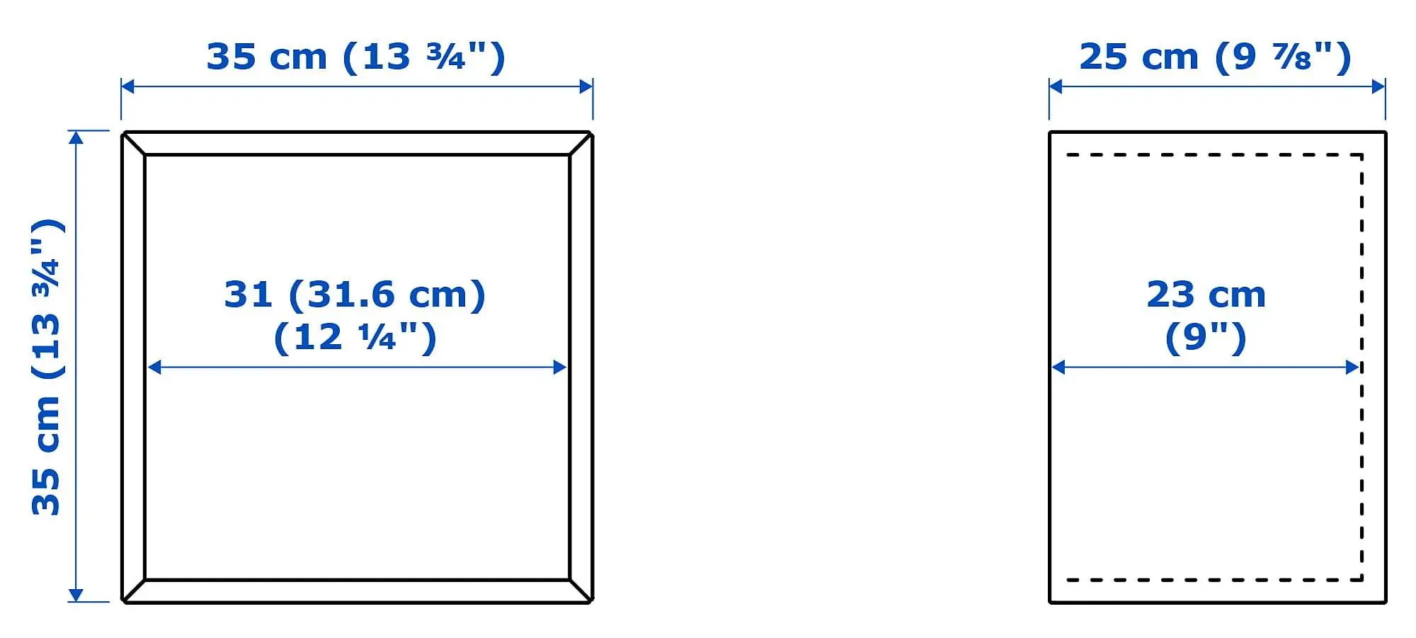 Combinatie de rafturi suspendate Ikea Eket 80x35x210 (Aspect Nuc/Alb/Gri Inchis)