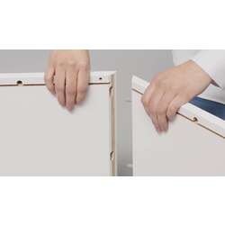 Combinatie de rafturi suspendate Ikea Eket raft cu usa 105x35x120 (Alb) Thumb