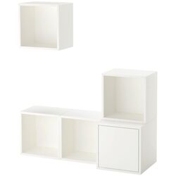 Combinatie de rafturi suspendate Ikea Eket raft cu usa 105x35x120 (Alb) Thumb