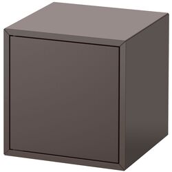 Combinatie de rafturi suspendate Ikea Eket cu usa 105x35x120 (Gri-inchis) Thumb