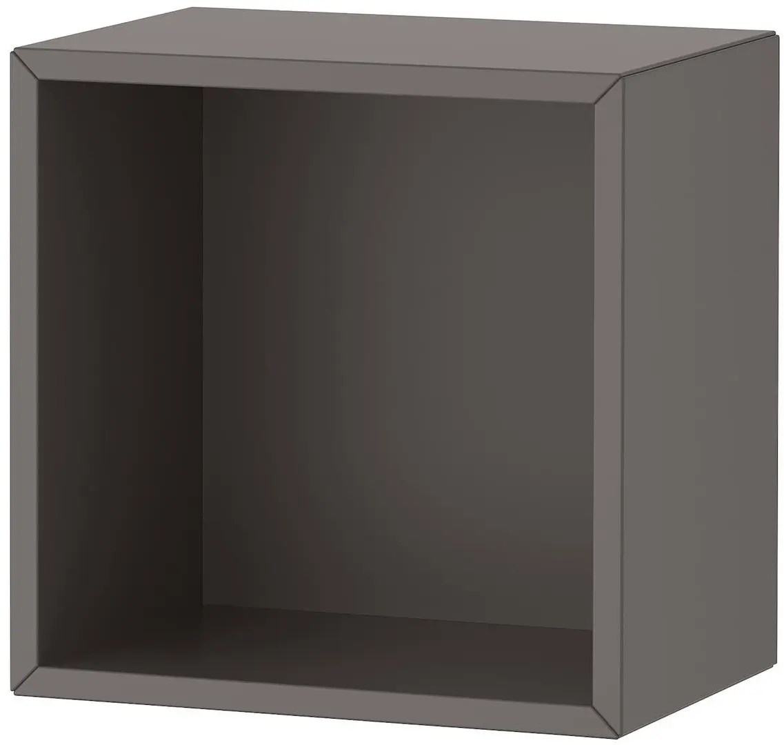 Combinatie de rafturi suspendate Ikea Eket cu usa 105x35x120 (Gri-inchis)