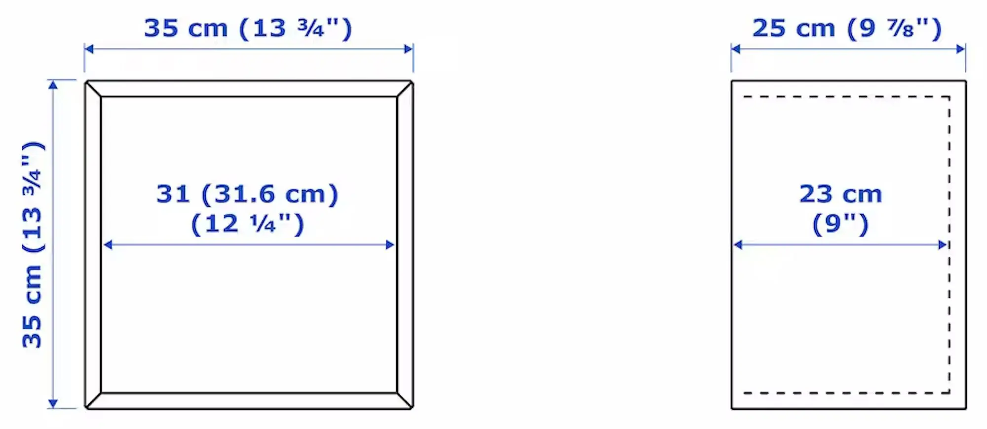 Raft suspendat Ikea Eket 35x25x35 (Gri-Verde) - 5