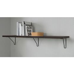 Raft Ikea Bergshult/Forlaggare 120x30 (Negru-maro/Negru)