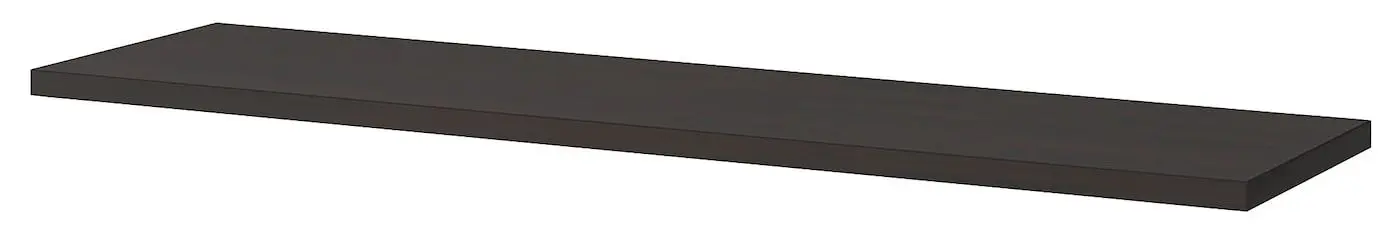 Raft Ikea Bergshult/Forlaggare 120x30 (Negru-maro/Negru)