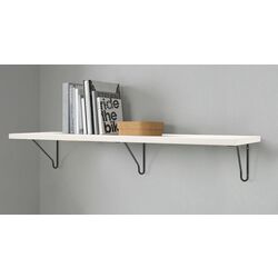 Raft Ikea Bergshult/Forlaggare 120x30 (Negru/Alb)