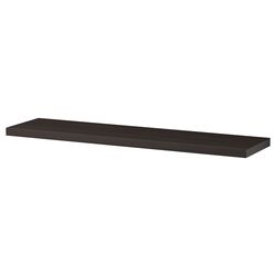 Raft Ikea Bergshult/Forlaggare 80x20 (Negru-maro/Negru) Thumb