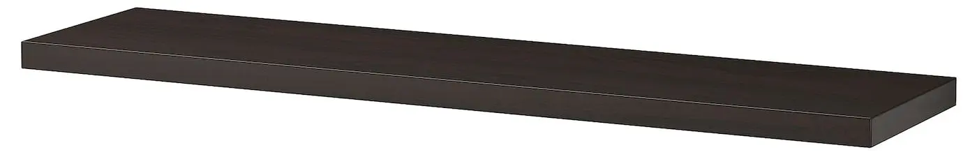 Raft Ikea Bergshult/Forlaggare 80x20 (Negru-maro/Negru)