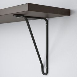 Raft Ikea Bergshult/Forlaggare 80x20 (Negru-maro/Negru) Thumb