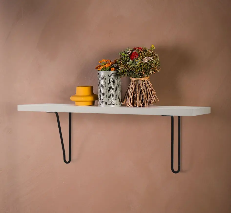 Raft Ikea Bergshult/Forlaggare 80x20 (Negru/Alb)