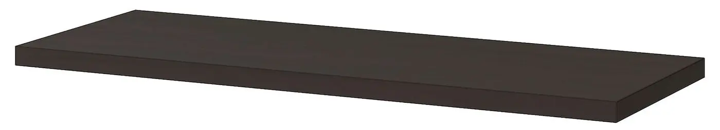 Raft Ikea Bergshult/Forlaggare 80x30 (Negru-maro/Negru)