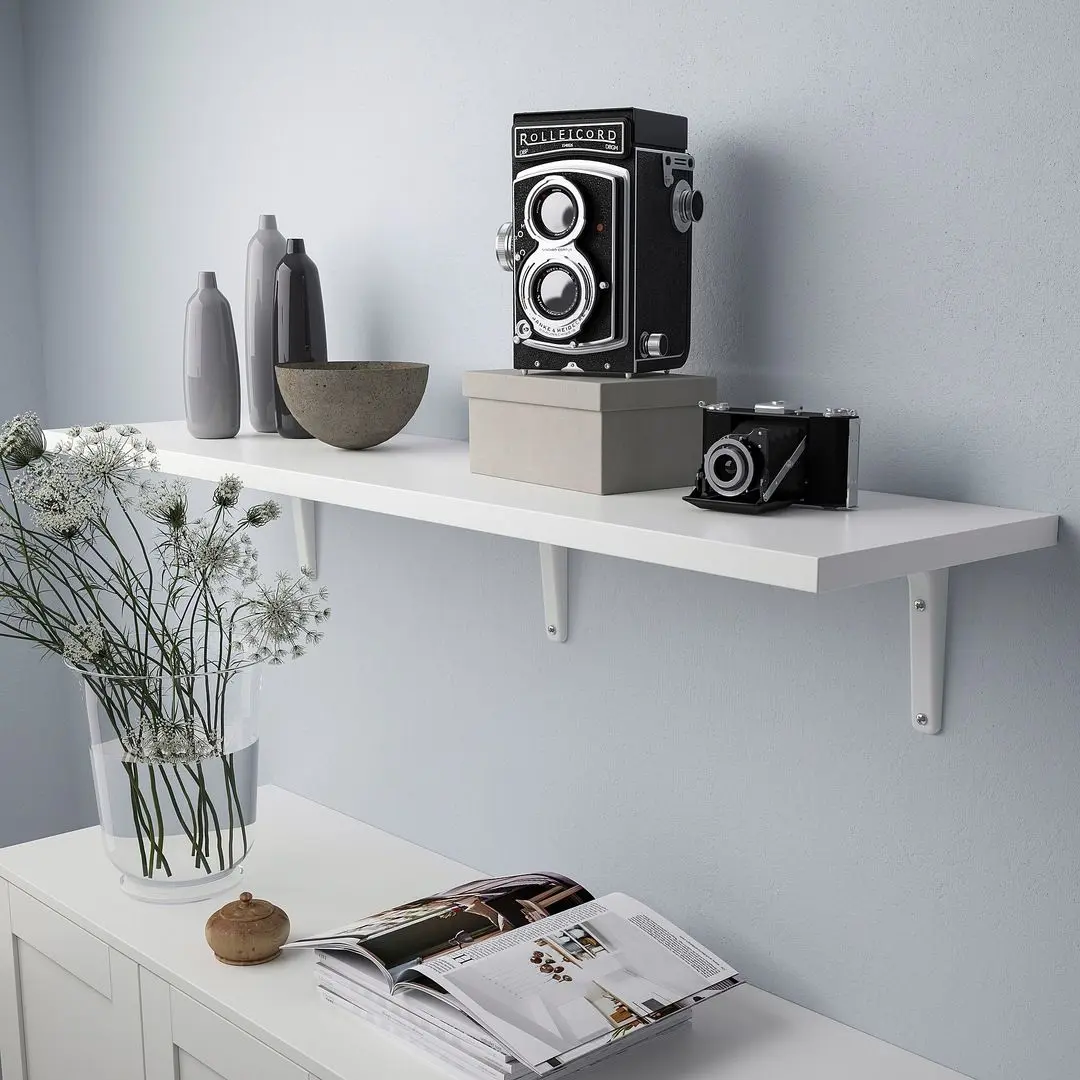 Полка Ikea Bergshult/Tomthult 120x30 (Белый) - 2