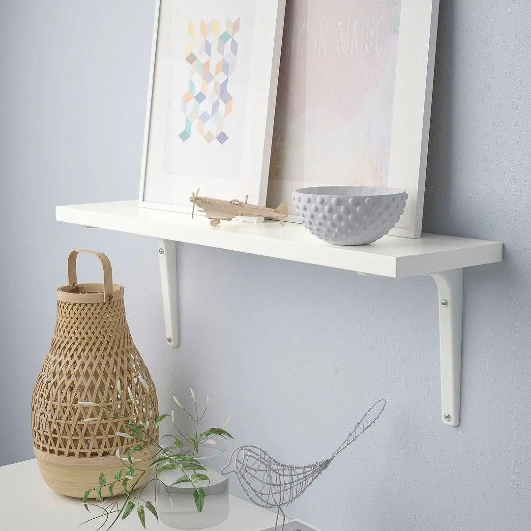 Полка Ikea Bergshult/Tomthult 80x20 (Белый) - 2