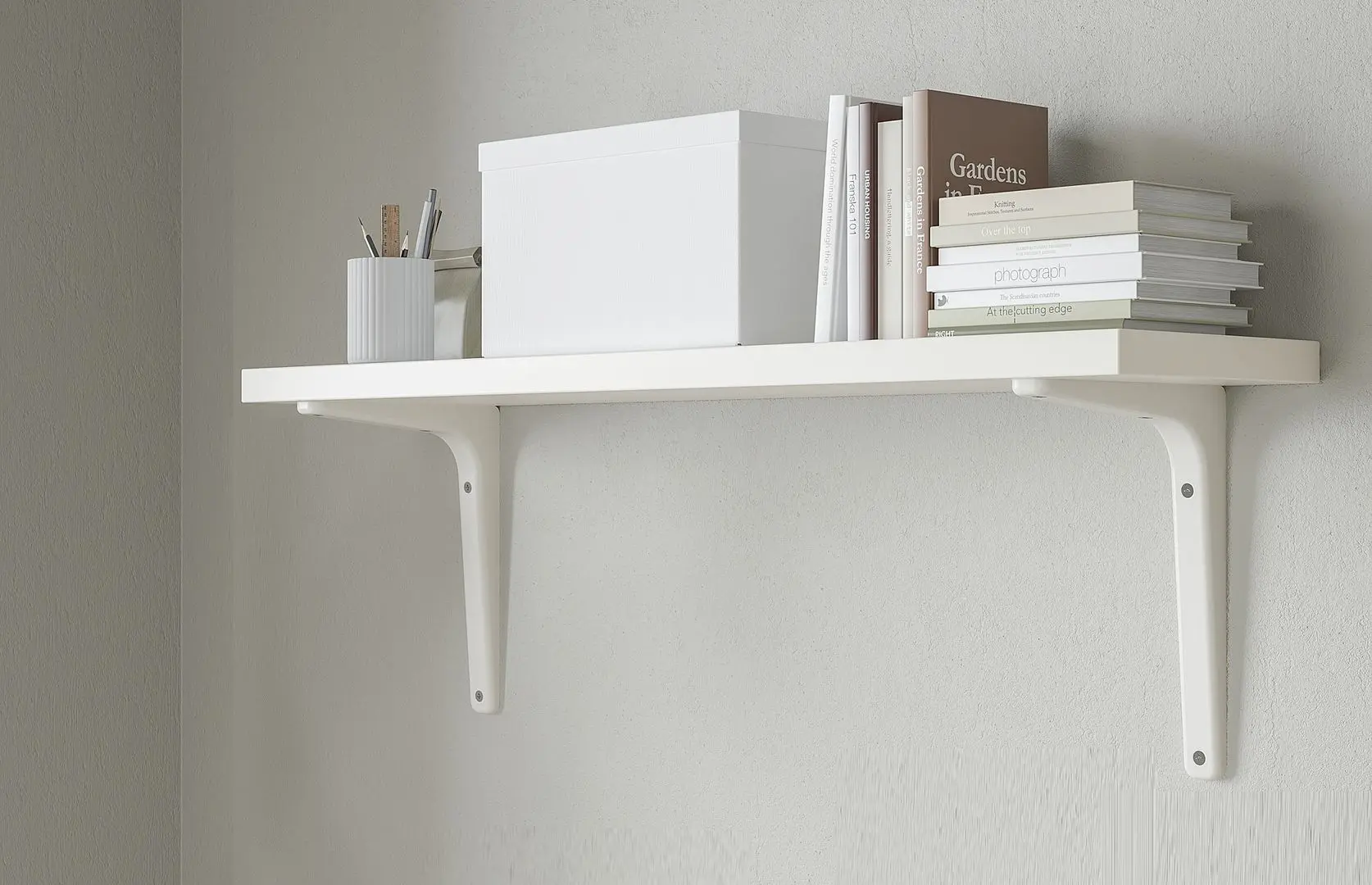Полка Ikea Bergshult/Tomthult 80x20 (Белый)
