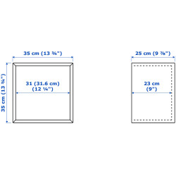 Полка Ikea Eket 35x25x35 (Светло-Сиреневый) Thumb