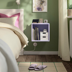 Полка Ikea Eket 35x35x35 (Светло-Сиреневый)