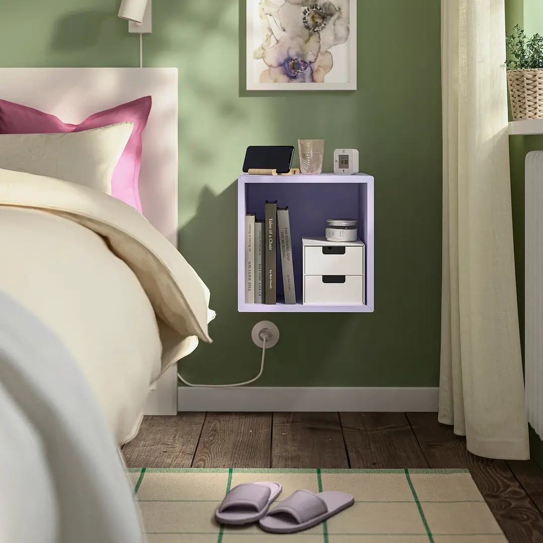 Полка Ikea Eket 35x35x35 (Светло-Сиреневый)