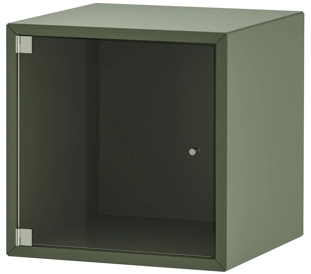 Raft Ikea Eket cu usa de sticla 35x35x35 (Gri-Verde) - 2