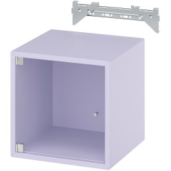 Полка Ikea Eket со стеклянной дверью 35x35x35 (Светло-Сиреневый) Thumb