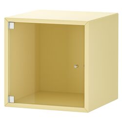 Raft Ikea Eket cu usa de sticla 35x35x35 (Galben Deschis) Thumb