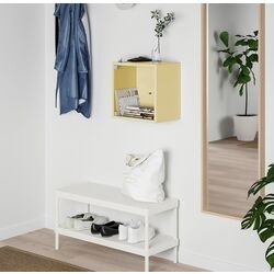 Raft Ikea Eket cu usa de sticla 35x35x35 (Galben Deschis) Thumb