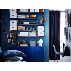 Raft Ikea Lack 110x26 (Negru-Maro) Thumb