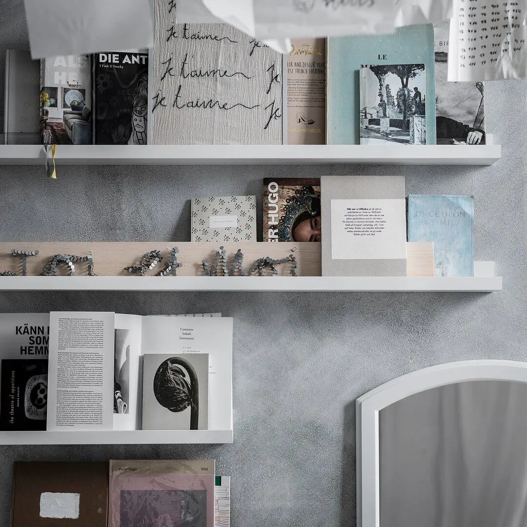 Raft Ikea Mosslanda 115cm (Alb)