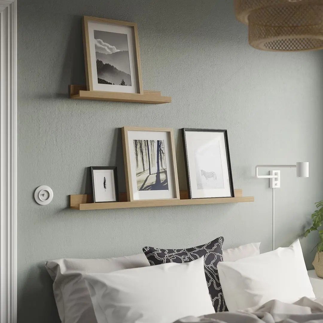 Raft Ikea Mosslanda 115cm (Aspect Stejar)