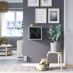 Raft suspendat Ikea Eket 35x25x35 (Gri Deschis-Bleu) Thumb