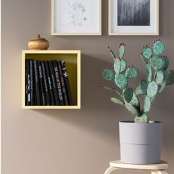 Raft suspendat Ikea Eket 35x25x35 (Galben Deschis)