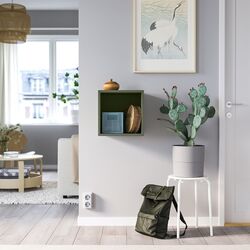 Полка навесная Ikea Eket 35x35x35 (Серо-зеленый) Thumb