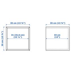 Полка навесная Ikea Eket 35x35x35 (Серо-зеленый) Thumb