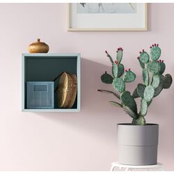 Raft suspendat Ikea Eket 35x35x35 (Gri Deschis-Bleu)