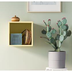 Raft suspendat Ikea Eket 35x35x35 (Galben Deschis)