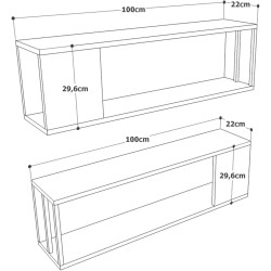 Набор полок Mirage Design Voyage VG18-A (Pine) Thumb