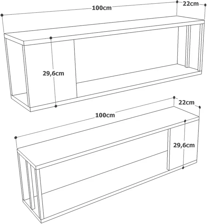 Набор полок Mirage Design Voyage VG18-A (Pine)