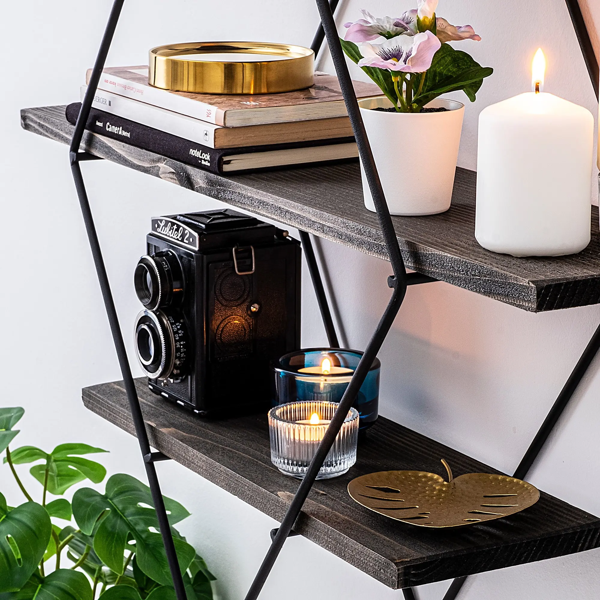 Raft Mirage Meble Erysimum (Walnut/Black)