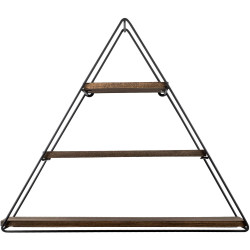 Полка Mirage Meble Hyacinth (Walnut/Black) Thumb