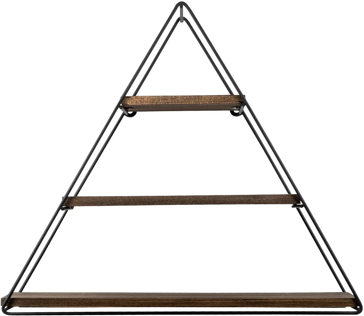 Полка Mirage Meble Hyacinth (Walnut/Black)