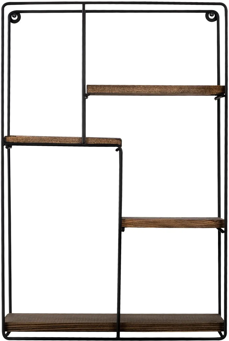 Полка Mirage Meble Lotus (Walnut/Black)