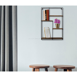 Raft Mirage Meble Lotus (Walnut/Black)