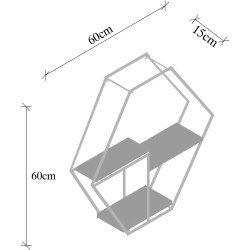 Raft Mirage Meble Narcissus (Walnut/Black) Thumb