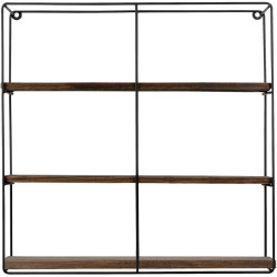 Полка Mirage Meble Sunflower (Walnut/Black) Thumb