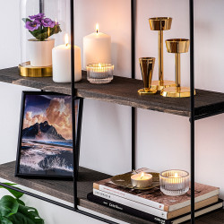 Полка Mirage Meble Sunflower (Walnut/Black) Thumb