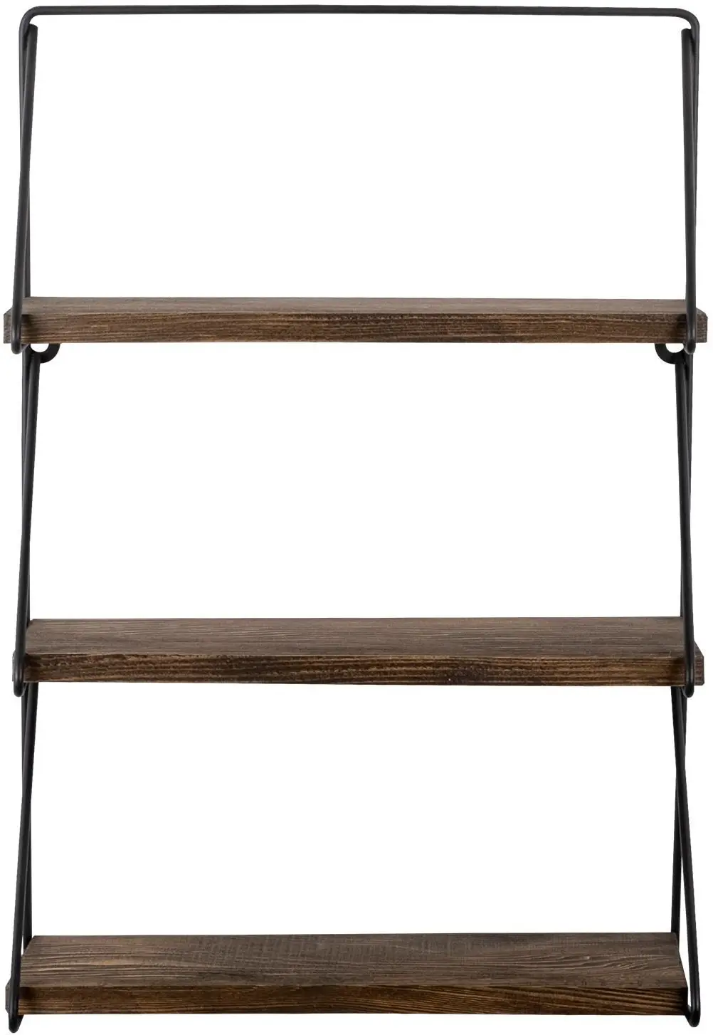 Полка Mirage Meble Violaceae (Walnut/Black)