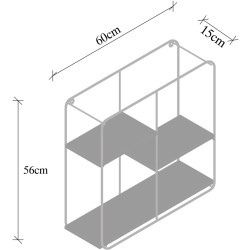 Raft Mirage Meble Lilac (Walnut/Black) Thumb