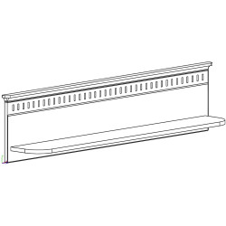 Raft МЛ-Мебель Marseli №09 125cm (Cream/Country Oak) Thumb