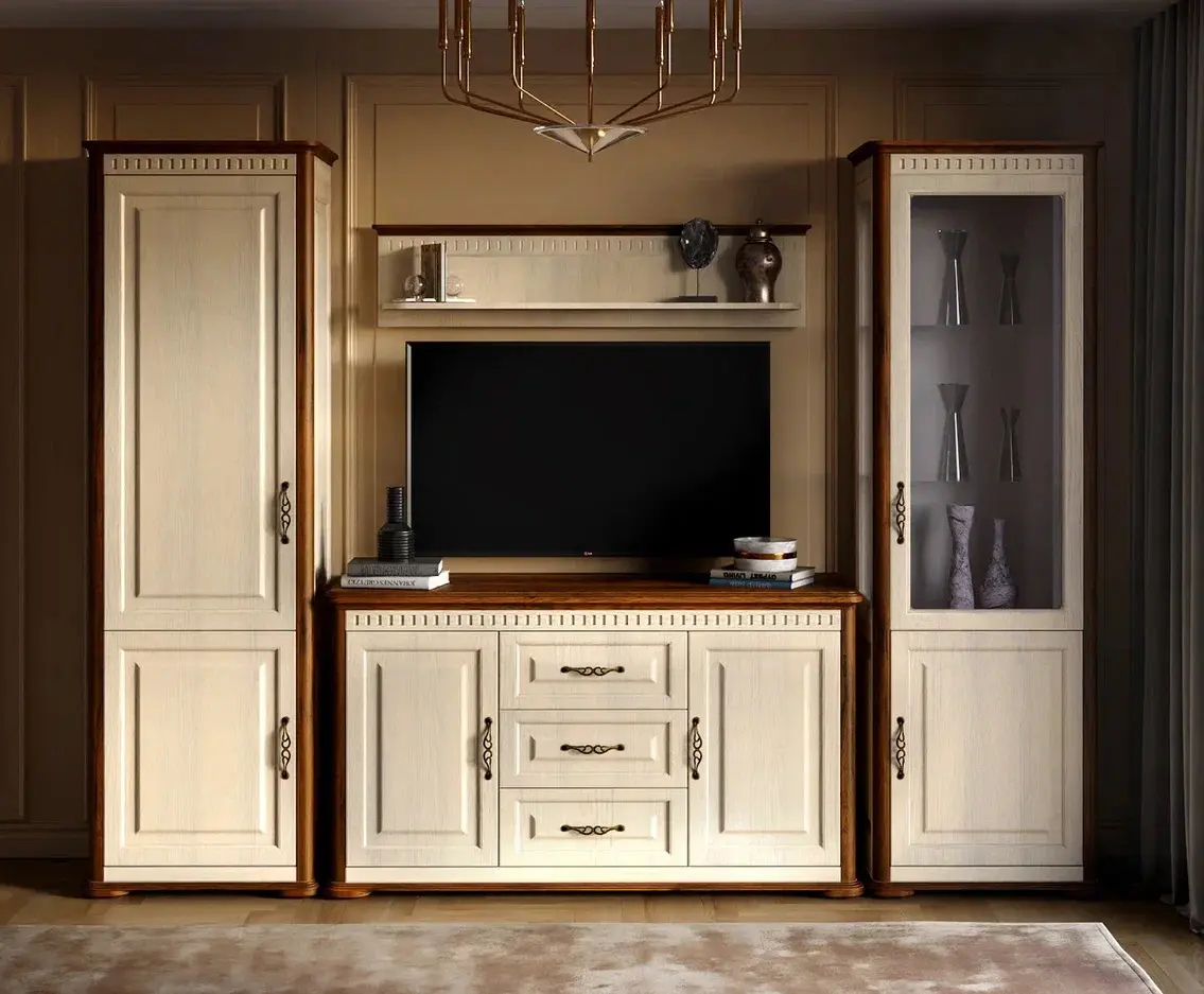Raft МЛ-Мебель Marseli №09 125cm (Cream/Country Oak) - 5