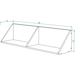 Raft МЛ-Мебель ML-10 140cm (Golden Oak) Thumb